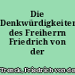 Die Denkwürdigkeiten des Freiherrn Friedrich von der Trenck