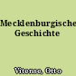 Mecklenburgische Geschichte