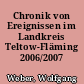 Chronik von Ereignissen im Landkreis Teltow-Fläming 2006/2007