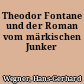Theodor Fontane und der Roman vom märkischen Junker