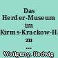 Das Herder-Museum im Kirms-Krackow-Haus zu Weimar : Katalog