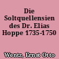 Die Soltquellensien des Dr. Elias Hoppe 1735-1750