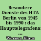 Besondere Dienste des HTA Berlin von 1945 bis 1990 : das Haupttelegrafenamt Berlin nach dem Zweiten Weltkrieg. Teil II