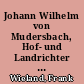 Johann Wilhelm von Mudersbach, Hof- und Landrichter der Uckermark, und das Tafelgemälde von St. Nikolai