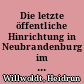 Die letzte öffentliche Hinrichtung in Neubrandenburg im Jahre 1770