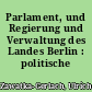 Parlament, und Regierung und Verwaltung des Landes Berlin : politische Kurzinformationen